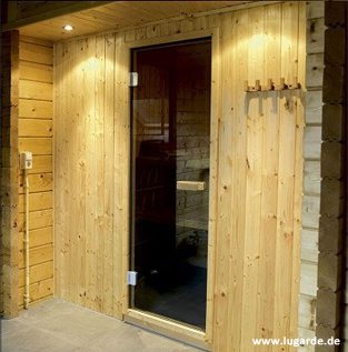 Woodpro Gartenhaus Wellness-Oase: Richten Sie sich in Ihrem Gartenhaus eine Wellness-Oase ein. Wie wäre es beispielsweise mit einer Sauna?