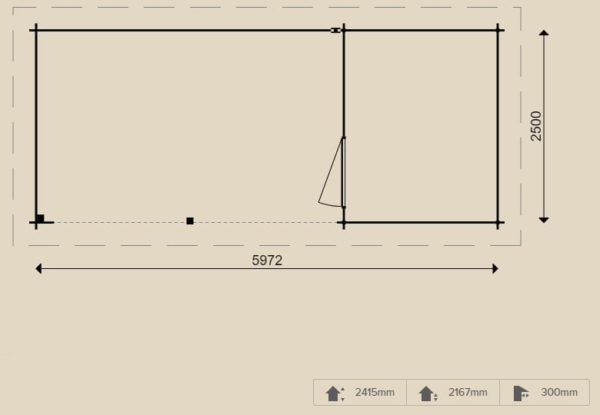 Woodpro – Blockhaus 25294