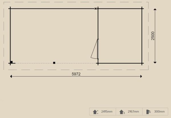 Woodpro – Blockhaus 25294