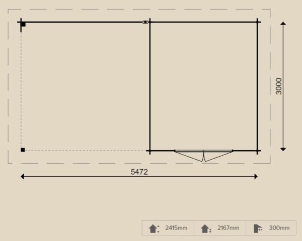 Woodpro – Blockhaus 26109