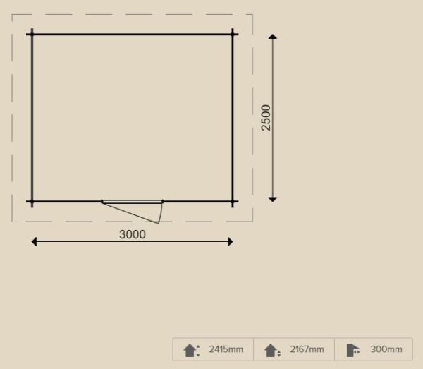 Woodpro – Blockhaus 28007