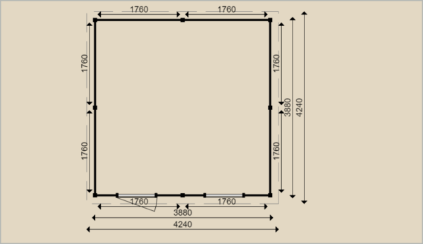 Woodpro – Gartenhaus 90014