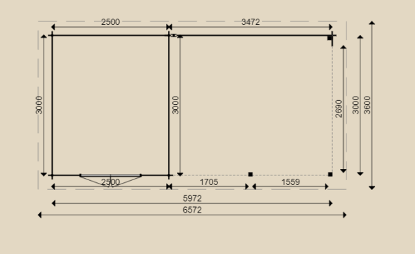 Woodpro – Blockhaus 27131